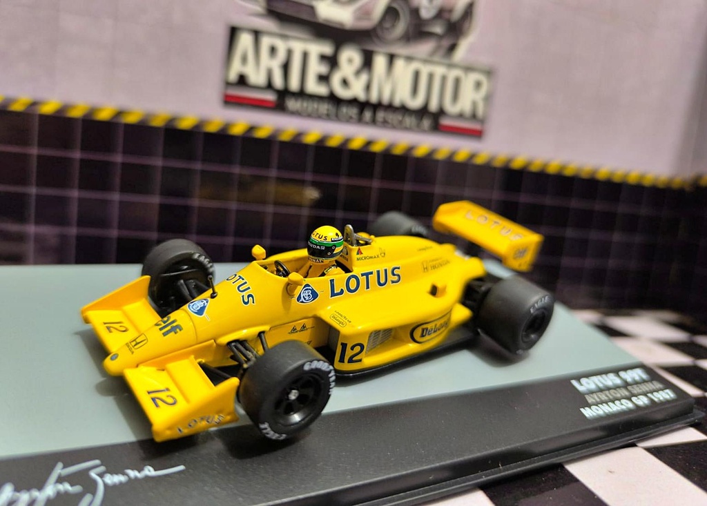 1:43 Lotus 99T Monaco GP 1897 Ayrton Senna