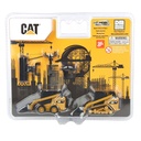 1:64 Set mini cargadores Caterpillar 272 con accesorios